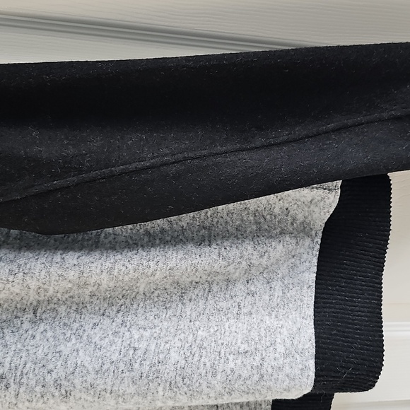 NWT Sweet Romeo Two Tone Hacci Varsity Jacket Snap Closure Large - Picture 14 of 15